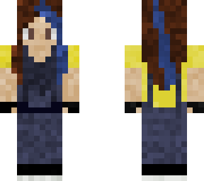 skin fazendeira com mecha azul
