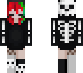 xgothx in skull hoodie