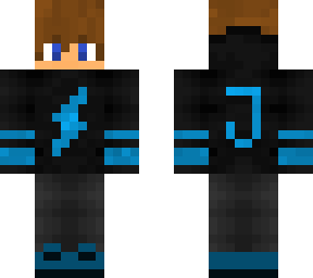blue hoodie