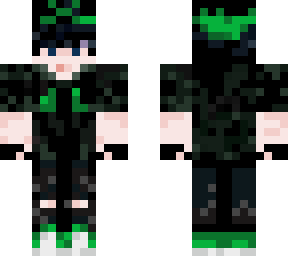 green emo boy