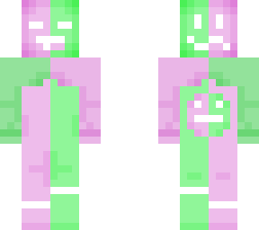 pink and green