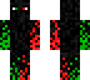 red & green