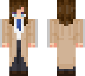 castiel but brown hair lol