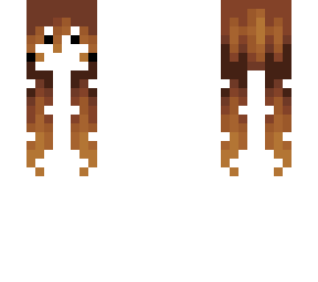 female hb - long chestnut fade pigtails