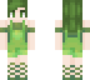 green dress