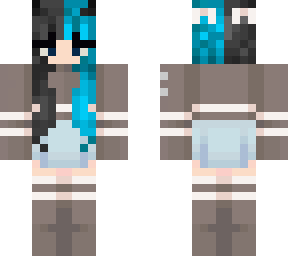 blue hair