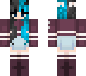 blue n burgandy