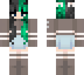 green hair