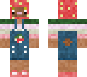 strawbeary overalls
