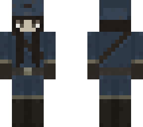 winter military uniform (blue)