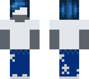 blue matching male