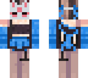 with mask