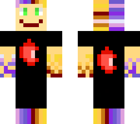 girly fire and normal fire girl with two apple logo