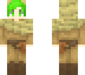 ketsume desert outfit with scarf around the head