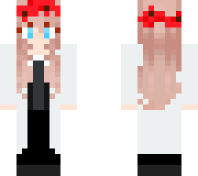 red rose girl
