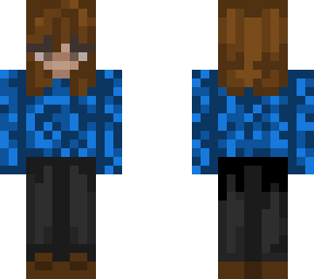blue sweater