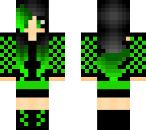 green gamer girl with cancer bow
