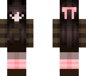 pink and brown cozy