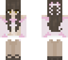 pink coquette edited bow
