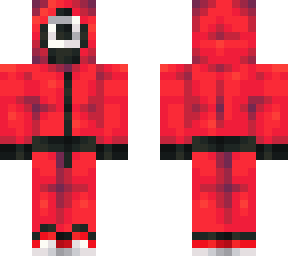 squid game square face red soldier