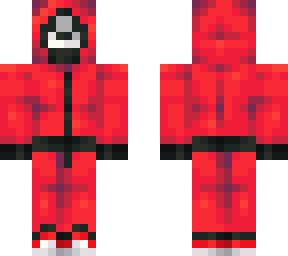 squid game triangle face red soldier