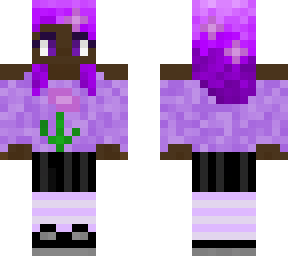 cute purple girl