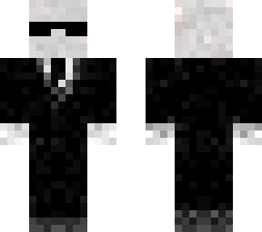 handsome enderman with sunglasses and suit
