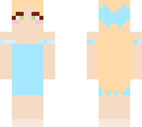blue swimsuit / dress girl