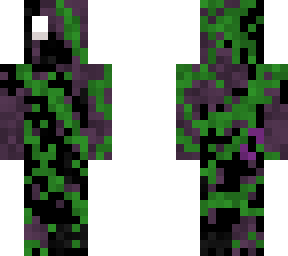 mossy purple cyborg