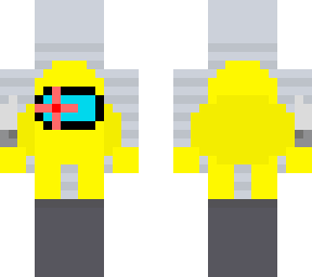 pov: the yellow imposter is about to kill you (pixel art)