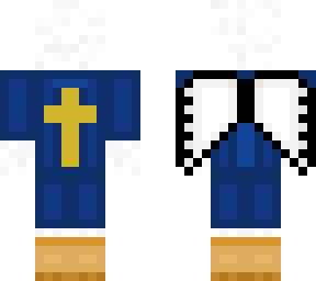angel of god of mixed block head priest
