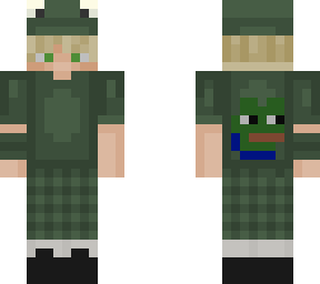 blonde frog hat