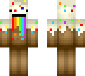 derp barfing rainbows funfetti cake