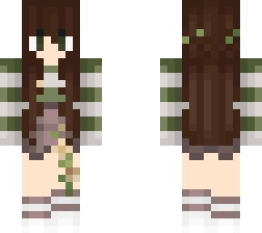 green striped w/ overalls