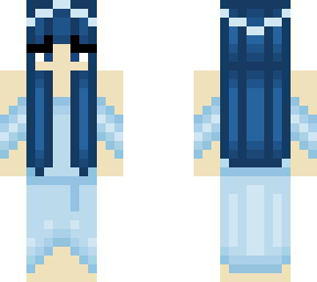 snowy blue princess