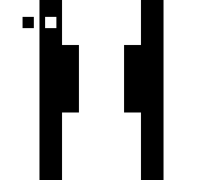 white & black