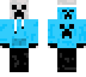blue hoodie creeper