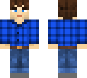 coltrainexe's reel life skin(blue flannel)(updated)