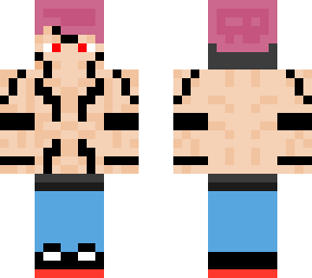 sukuna(shirt less and indian)