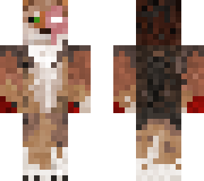 the scared timber wolf