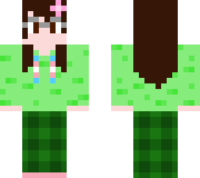 me but green :3