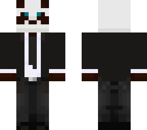 panda en traje