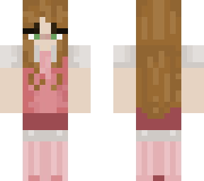 cute pink and green girl
