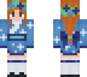 oc girl 'blue kimono' / (dont repload)