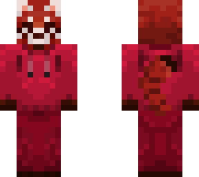 red panda w/ hoodie