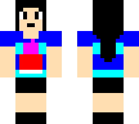 black haired adventure block chase mike lexi fusion saturated