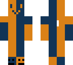 dark blue and orange cool
