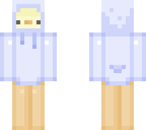 duck in lavender sweater