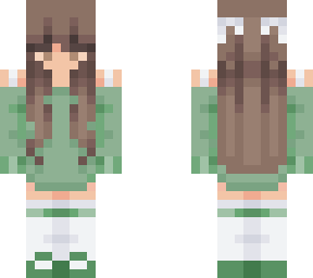 green hoodie wearing girl