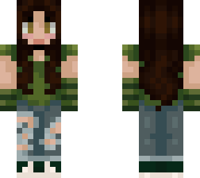 green outfit girl